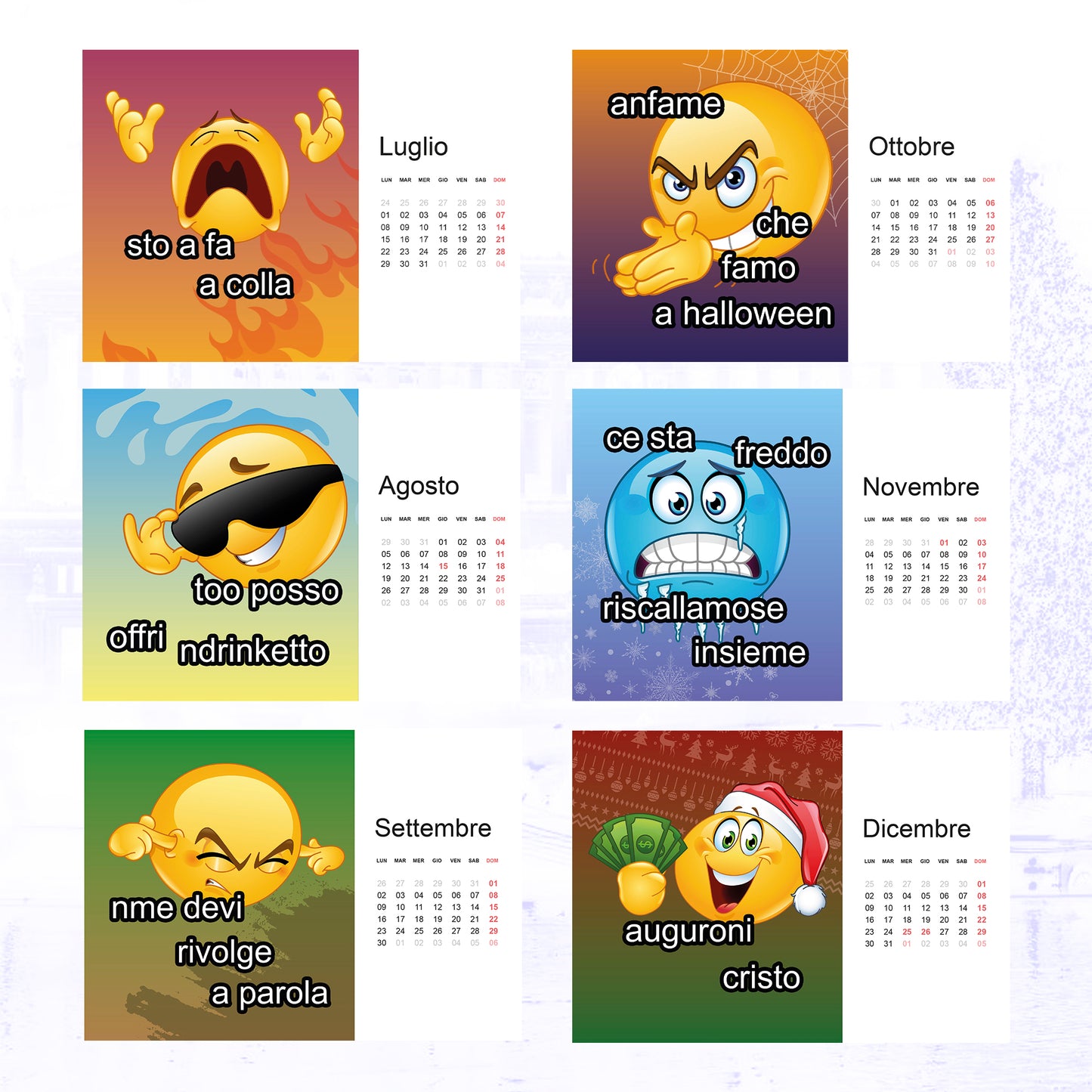 ER CALENDARIO DEI MOOD 2024 | Calendario